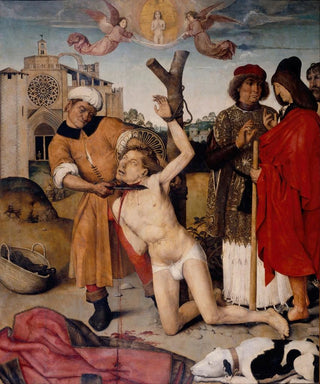 Martyre de saint Cucufa - Ayne Bru — widok dzieła