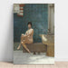 Reprodukcja obrazu Baigneuse À La Piscine De Brousse - Jean-Léon Gérôme