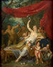Venus surprise par trois satyres musiciens - Balthasar Beschey — widok dzieła