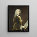 portret mężczyzny prawdopodobnie Cornelis Troost 1696-1750 - Balthasar Denner — oprawiony obraz na ścianie