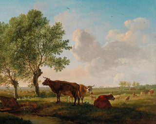 Balthasar Paul Ommeganck - Cattle in the Meadow.webp