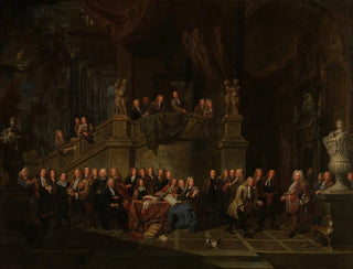 Balthasar Van Den Bossche - The Reception of Jan Karel de Cordes in the Guild Hall.webp