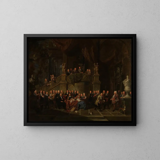 Balthasar Van Den Bossche - The Reception of Jan Karel de Cordes in the Guild Hall.webp