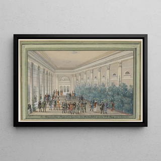 Balthasar Wigand - Die Ungarischen Magnaten besuchen den Gartensalon in der Burg.webp