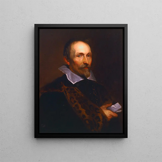 Portret Joannes Woverius - Balthasar van Meurs — oprawiony obraz na ścianie