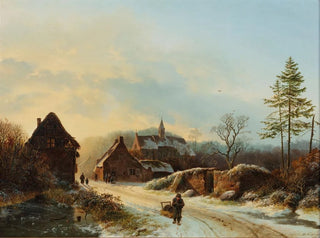 Barend Cornelis Koekkoek - A winters day.webp