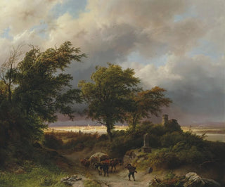 Barend Cornelis Koekkoek - A wooded landscape.webp