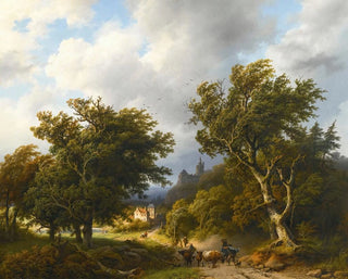 Barend Cornelis Koekkoek - The gust of wind.webp