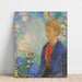 Reprodukcja obrazu Baronne de Domecy - Odilon Redon
