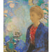 Reprodukcja obrazu Baronne de Domecy - Odilon Redon