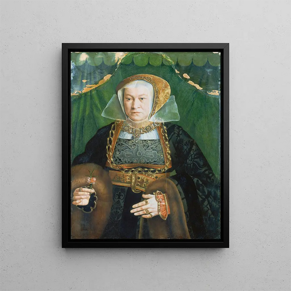 Portret Sibylli Kessel - Barthel Bruyn starszy — oprawiony obraz na ścianie
