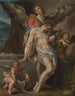 Anioły niosące ciało Chrystusa Angel Pete - Bartholomaeus Spranger — widok dzieła