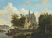 Przeprawa promem w Haarlem - Bartholomeus Johannes van Hove — widok dzieła