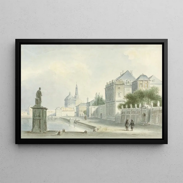 Bartholomeus Johannes van Hove - Italiaans stadsgezicht.webp