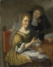 Scena rozmowy - Bartholomeus Maton — widok dzieła