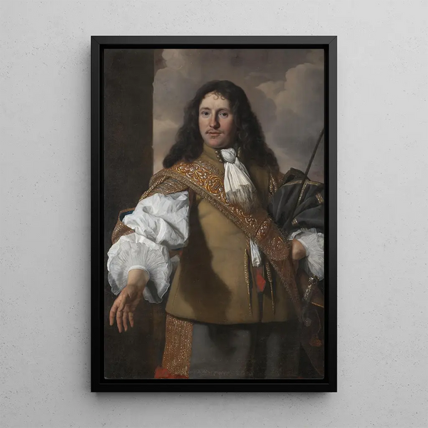 Emanuel De Geer 1624-1692 - Bartholomeus van der Helst — oprawiony obraz na ścianie