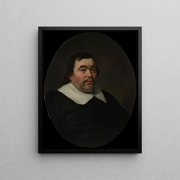 Portret mężczyzny - Bartholomeus van der Helst — oprawiony obraz na ścianie