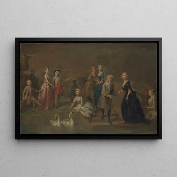 Bartholomew Dandridge - Uvedale Tomkyns Price 16851764 and Members of His Family possibly.webp