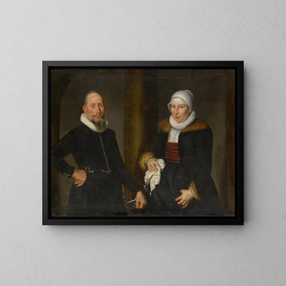 Bartholomus Sarburgh - Double Portrait of Lienhard Ltzelmann and his Wife Margreth Wohnlich.webp