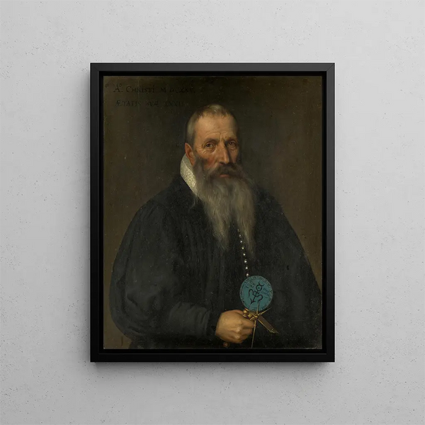 Portret Petera Ryffa z Bazylei - Bartholomäus Sarburgh — oprawiony obraz na ścianie