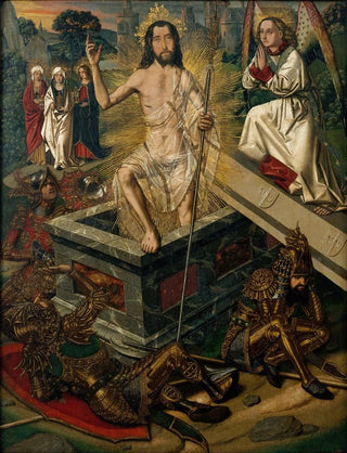Zmartwychwstania - Bartolomé Bermejo — widok dzieła