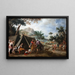 Laban poszukujący swoich skradzionych bogów domowych - Bartolomé Esteban Murillo — oprawiony obraz na ścianie