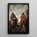 Reprodukcja obrazu Świętego Jana Chrzciciela wskazującego na Chrystusa - Bartolomé Esteban Murillo
