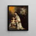 Świętej Róży z Limy - Bartolomé Esteban Murillo — oprawiony obraz na ścianie