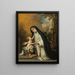 Santa Rosa de Lima - Bartolomé Esteban Murillo — oprawiony obraz na ścianie