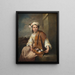 La fille aux fleurs - Bartolomé Esteban Murillo — oprawiony obraz na ścianie