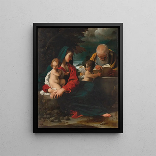 Bartolomeo Schedoni - The Rest On The Flight Into Egypt.webp