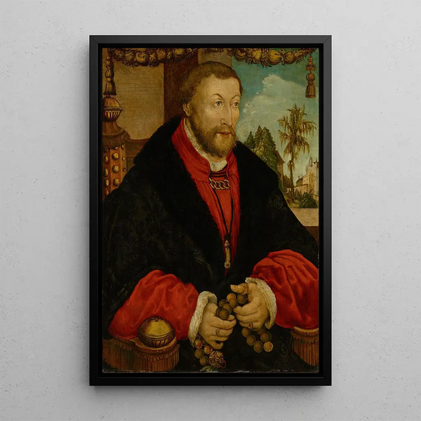 Reprodukcja obrazu portretu Wolfganga, hrabiego Palatyna - Bartolomeo Vivarini