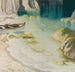 Bateau à la côte rocheuse - Kazimierz Stabrowski — widok dzieła