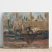 Reprodukcja obrazu Statki przy kei - Berthe Morisot