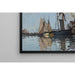 Reprodukcja obrazu Łodzie w porcie Honfleur - Claude Monet
