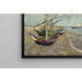 Reprodukcja obrazu Łodzie rybackie na plaży Saintes-Maries-de-la-Mmer - Vincent van Gogh