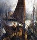 Łodzie rybackie - Jozef De Coene — widok dzieła