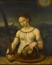 Judith z głową Holofernesa, bitwa między Asyryjczykami a Izraelitami w Betulii - Bawarska szkoła — widok dzieła