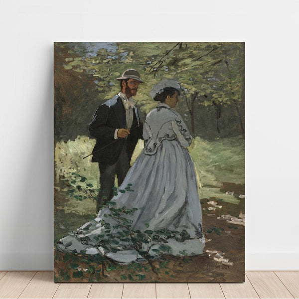 Reprodukcja obrazu Bazille i Camille Studium do Lunchu na Trawie - Claude Monet