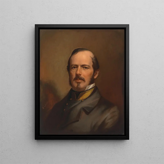 Joseph Eggleston Johnston - Benjamin Franklin Reinhart — oprawiony obraz na ścianie