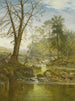 Słoneczny strumień w Beardon, Dartmoor - Benjamin Williams Leader — widok dzieła