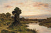 Wieczór nad Tamizą w Shillingford - Benjamin Williams Leader — widok dzieła
