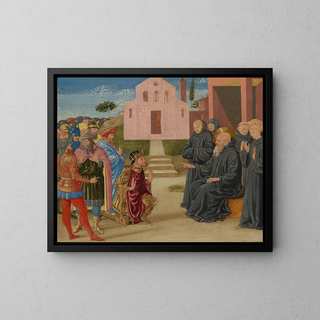Benozzo Gozzoli - Totila before Saint Benedict.webp