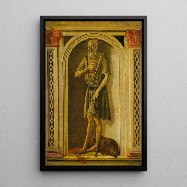 Święty Hieronim - Benvenuto di Giovanni — oprawiony obraz na ścianie