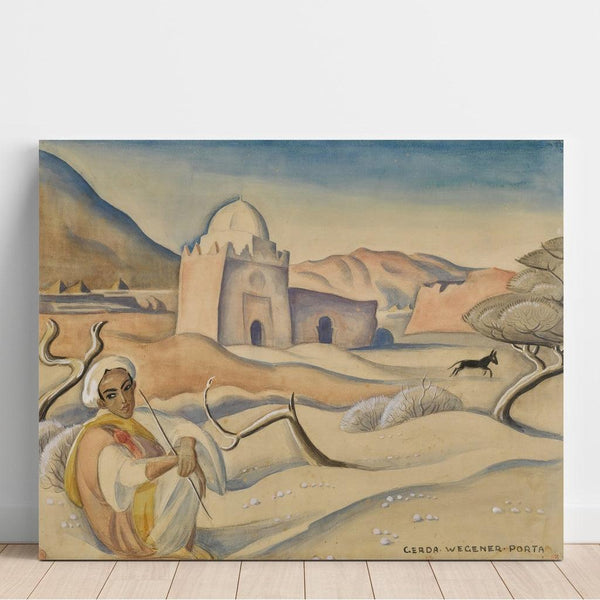 Berger dans les montagnes de l'Atlas - Gerda Wegener | Reproduction Tableau Décoration murale affiche copie