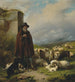 szkockiego bergera z jego stadem - Eugène Joseph Verboeckhoven — widok dzieła