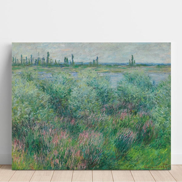 Reprodukcja obrazu Brzegi Sekwany w pobliżu Vétheuil - Claude Monet