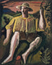 Berger siedzący - Bernard Meninsky — widok dzieła