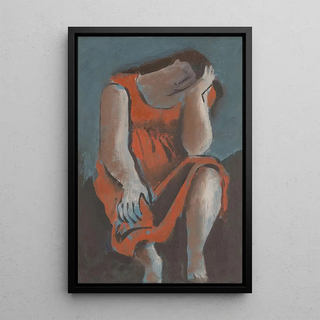 Bernard Meninsky - Seated Woman Head on Hand.webp