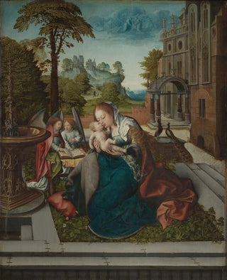 Bernard van Orley - Virgin and Child with Angels.webp